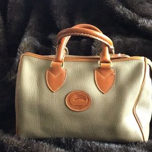 Dooney & Bourke vintage taupe satchel